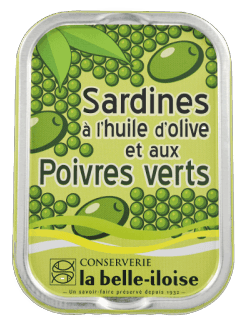 Sardines Poivres Verts La Belle-iloise