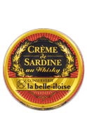 Crème Sardine au Whisky La belle-iloise